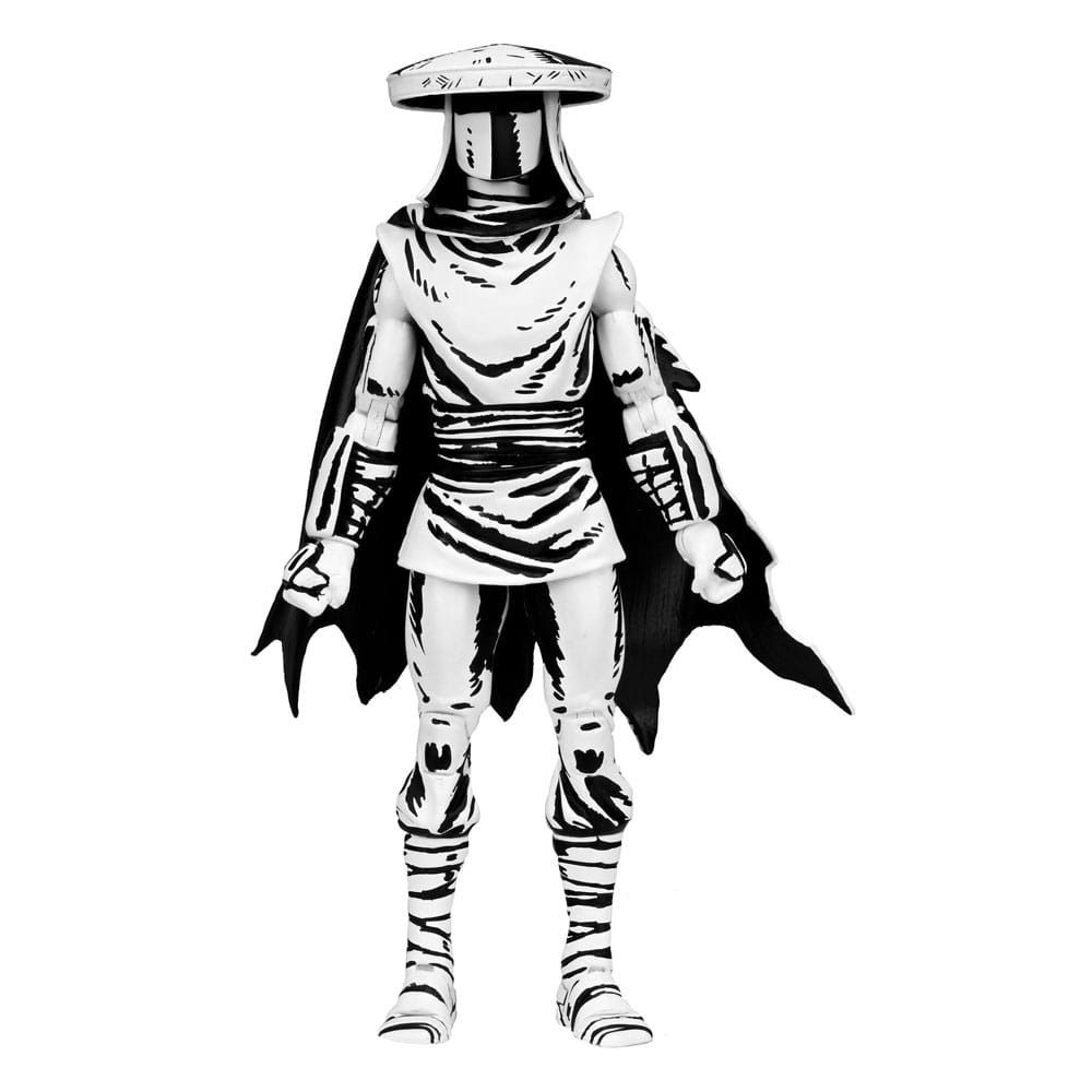 MADE TO ORDER Teenage Mutant Ninja Turtles Action Figure Elite Foot Ninja Guard Black & White 18 cm