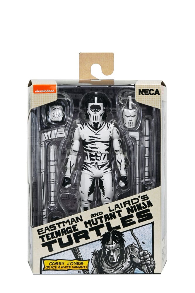 🧪 LAB | SU ORDINAZIONE Teenage Mutant Ninja Turtles Action Figure Casey Jones Black & White 18 cm