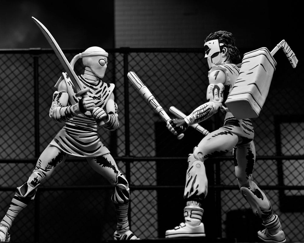 🧪 LAB | SU ORDINAZIONE Teenage Mutant Ninja Turtles Action Figure Casey Jones Black & White 18 cm