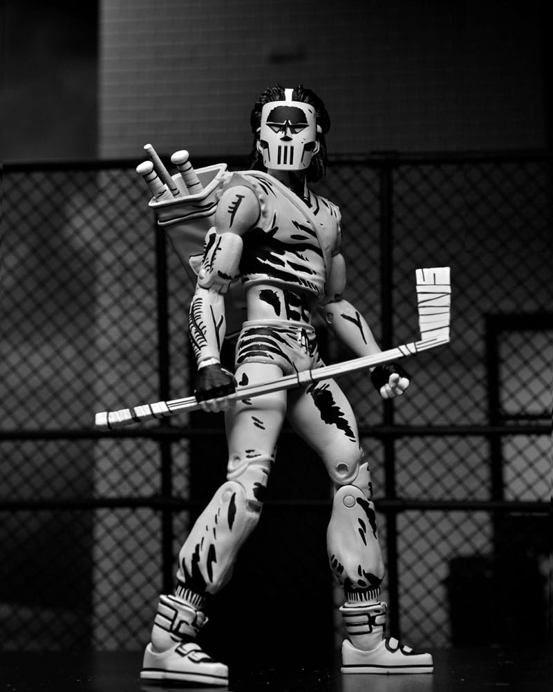 🧪 LAB | SU ORDINAZIONE Teenage Mutant Ninja Turtles Action Figure Casey Jones Black & White 18 cm