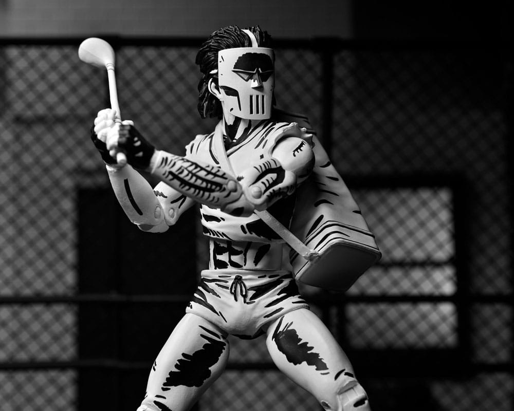 🧪 LAB | SU ORDINAZIONE Teenage Mutant Ninja Turtles Action Figure Casey Jones Black & White 18 cm