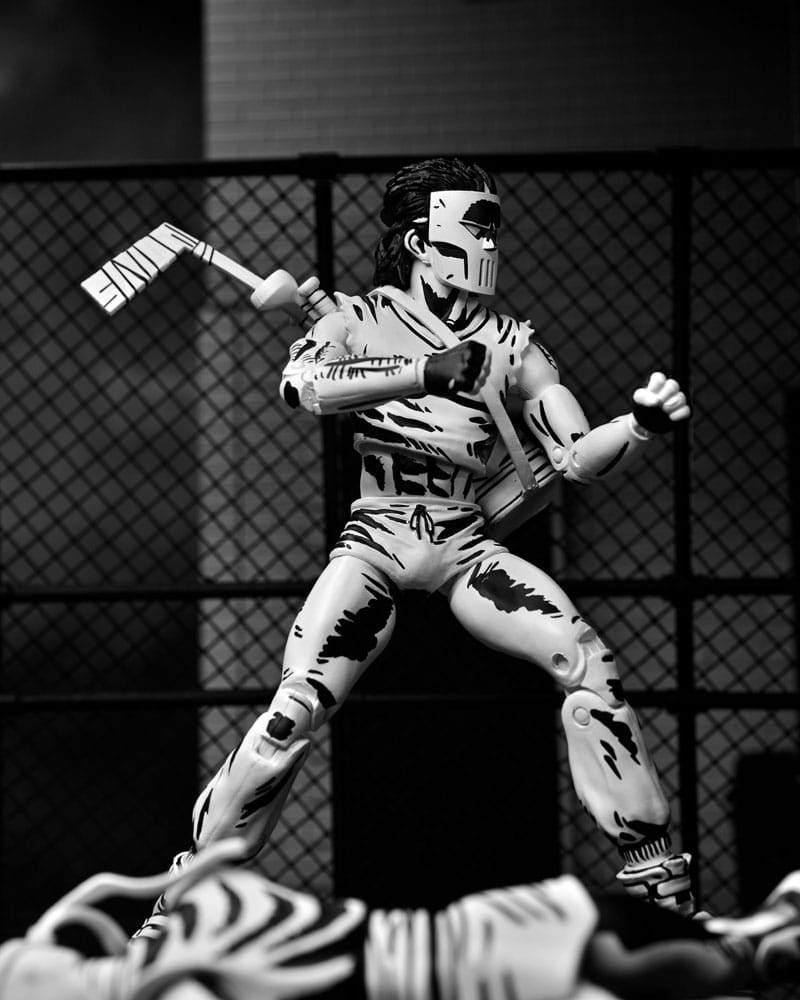 🧪 LAB | SU ORDINAZIONE Teenage Mutant Ninja Turtles Action Figure Casey Jones Black & White 18 cm