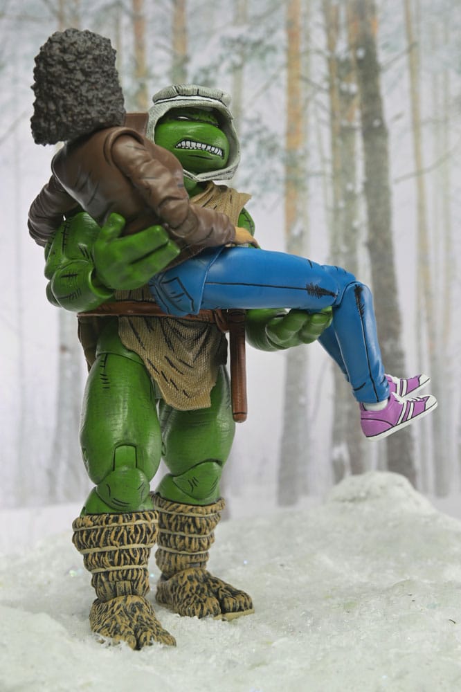 🧪 LAB | SU ORDINAZIONE Teenage Mutant Ninja Turtles Action Figure Hunter Leo 18 cm