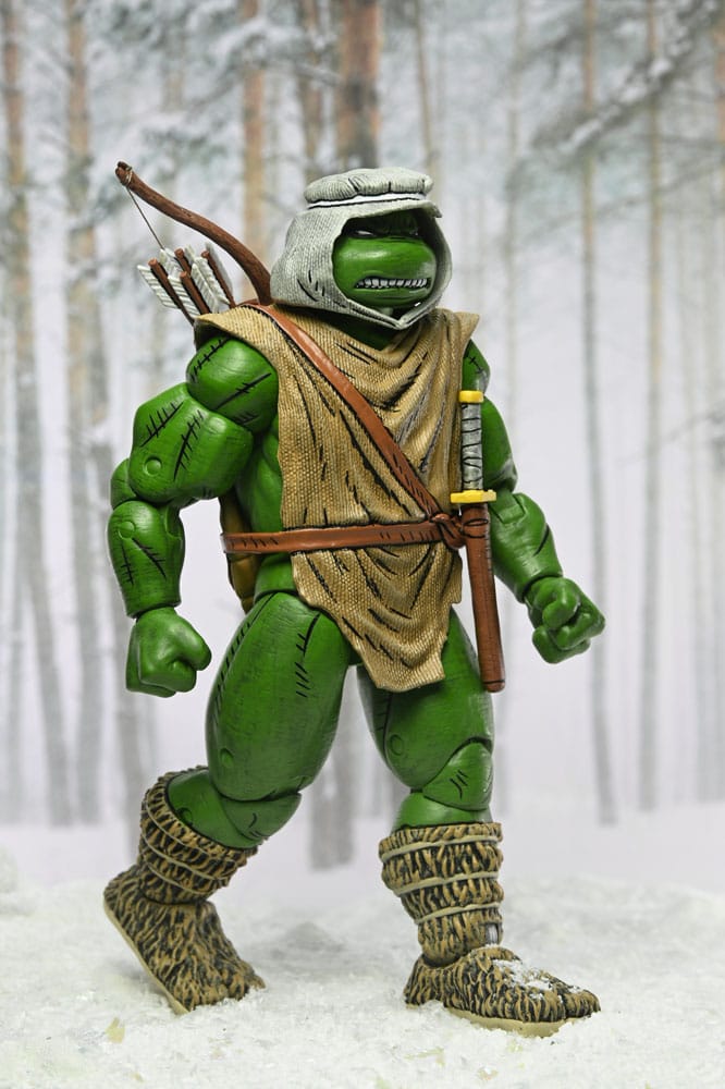 🧪 LAB | SU ORDINAZIONE Teenage Mutant Ninja Turtles Action Figure Hunter Leo 18 cm