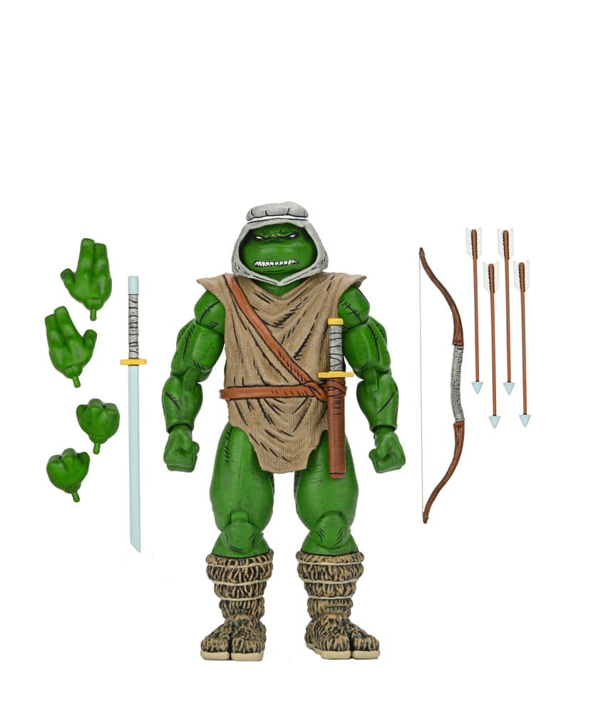 🧪 LAB | SU ORDINAZIONE Teenage Mutant Ninja Turtles Action Figure Hunter Leo 18 cm