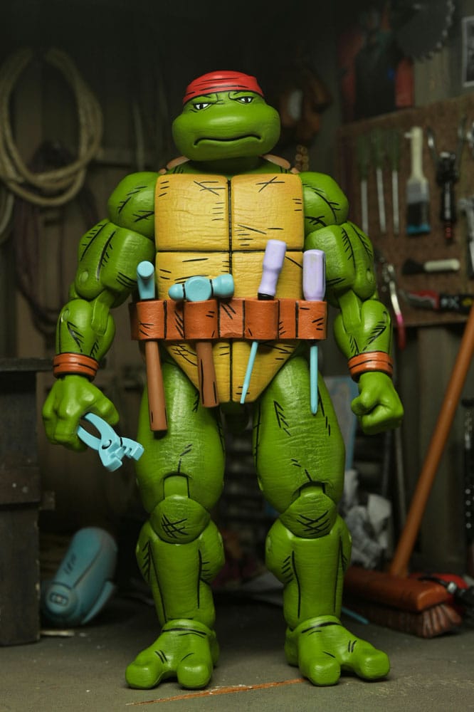 🧪 LAB | SU ORDINAZIONE Teenage Mutant Ninja Turtles Action Figure Handyman Donatello 18 cm