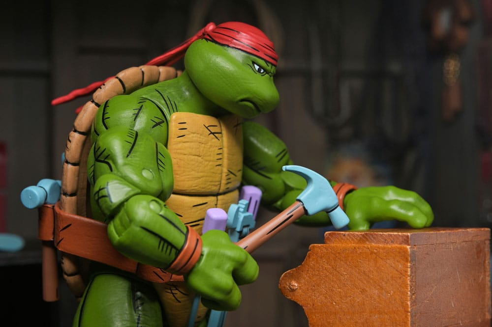 🧪 LAB | SU ORDINAZIONE Teenage Mutant Ninja Turtles Action Figure Handyman Donatello 18 cm