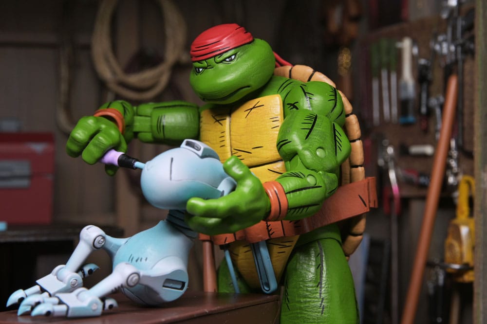 🧪 LAB | SU ORDINAZIONE Teenage Mutant Ninja Turtles Action Figure Handyman Donatello 18 cm