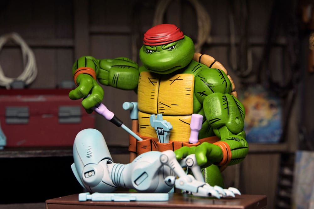 🧪 LAB | SU ORDINAZIONE Teenage Mutant Ninja Turtles Action Figure Handyman Donatello 18 cm
