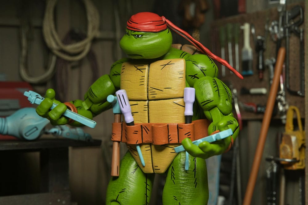 🧪 LAB | SU ORDINAZIONE Teenage Mutant Ninja Turtles Action Figure Handyman Donatello 18 cm