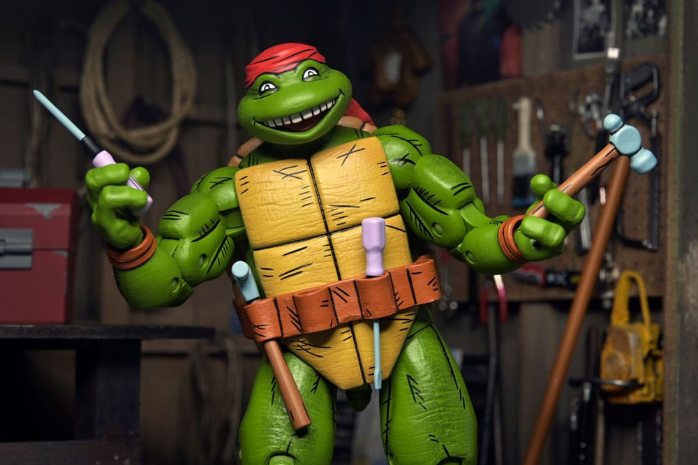 🧪 LAB | SU ORDINAZIONE Teenage Mutant Ninja Turtles Action Figure Handyman Donatello 18 cm
