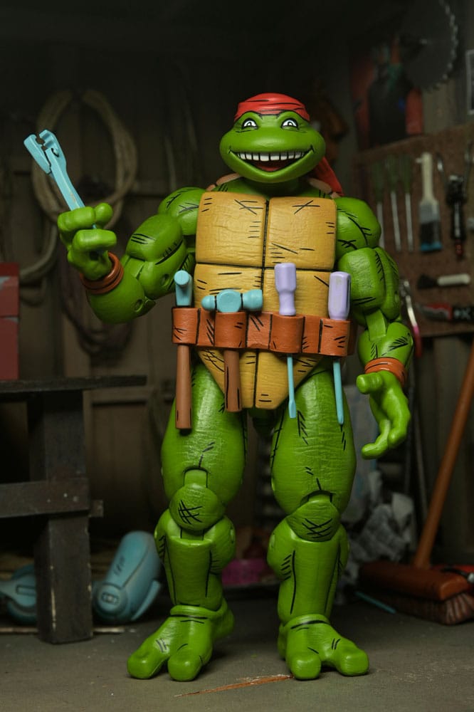 🧪 LAB | SU ORDINAZIONE Teenage Mutant Ninja Turtles Action Figure Handyman Donatello 18 cm