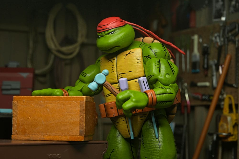 🧪 LAB | SU ORDINAZIONE Teenage Mutant Ninja Turtles Action Figure Handyman Donatello 18 cm