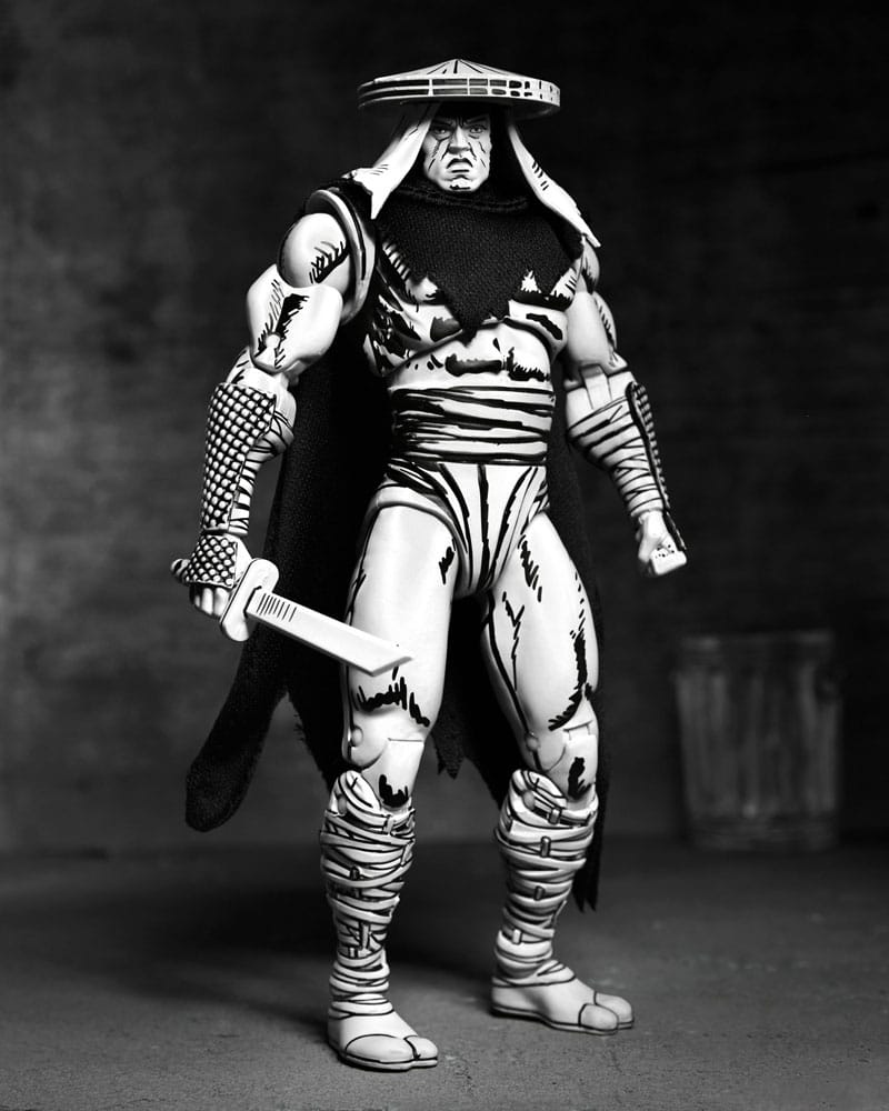 🧪 LAB | SU ORDINAZIONE Teenage Mutant Ninja Turtles Action Figure Foot Assassin Black and White 18 cm