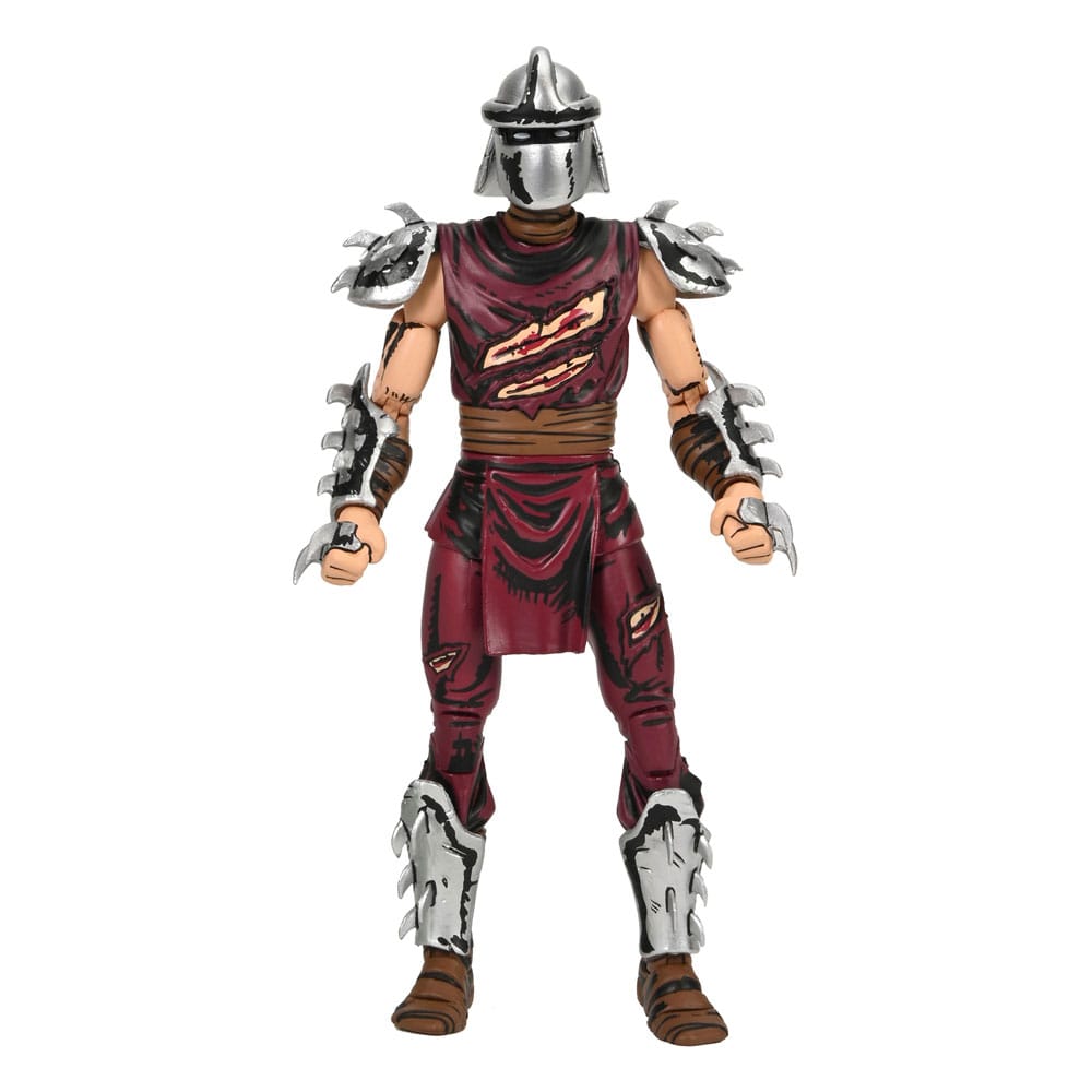 SU ORDINAZIONE Teenage Mutant Ninja Turtles Action Figure Battle Damaged Shredder 18 cm