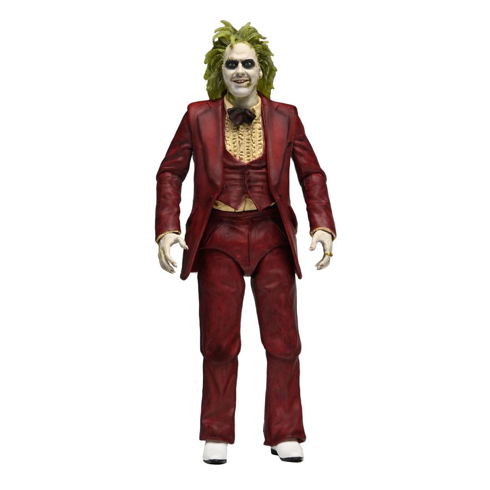 MADE TO ORDER Beetlejuice Beetlejuice Action Figure Ultimate "Red Tuxedo" Beetlejuice 18 cm
