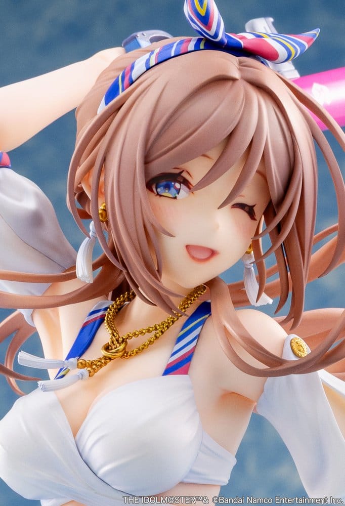 VORBESTELLUNG+ 05/2027 The Idolmaster Gakuen PVC Figur 1/7 Himesaki Rinami Kimi to Semi Blue Ver. With Bonus 27 cm