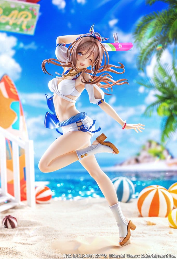 VORBESTELLUNG+ 05/2027 The Idolmaster Gakuen PVC Figur 1/7 Himesaki Rinami Kimi to Semi Blue Ver. With Bonus 27 cm