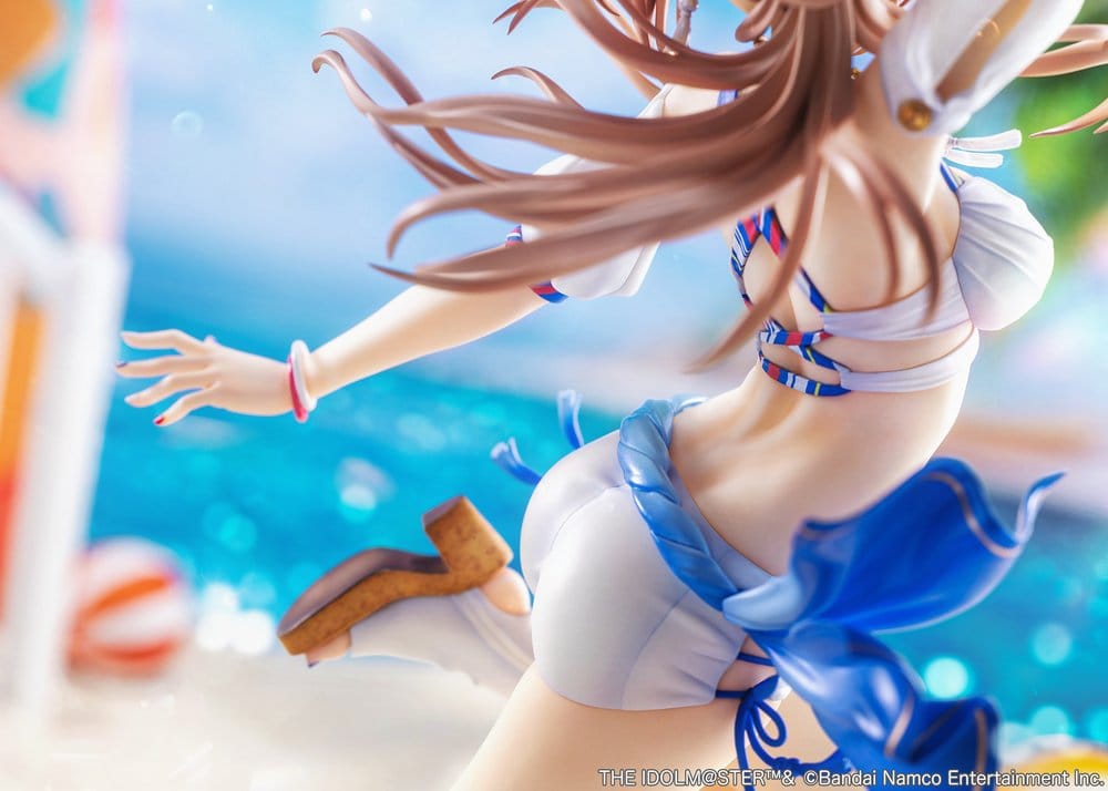 VORBESTELLUNG+ 05/2027 The Idolmaster Gakuen PVC Figur 1/7 Himesaki Rinami Kimi to Semi Blue Ver. With Bonus 27 cm