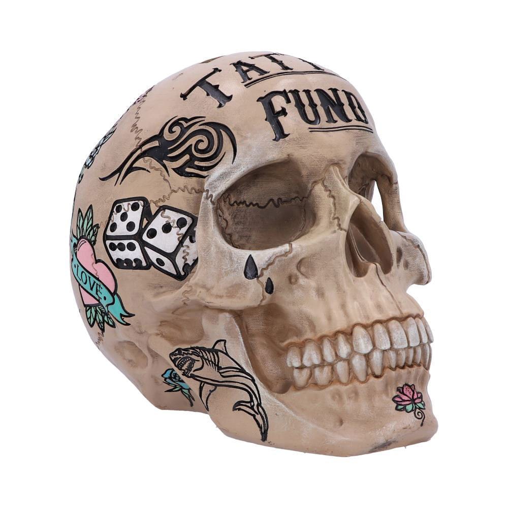 SU ORDINAZIONE Coin Bank Skull Tattoo Fund