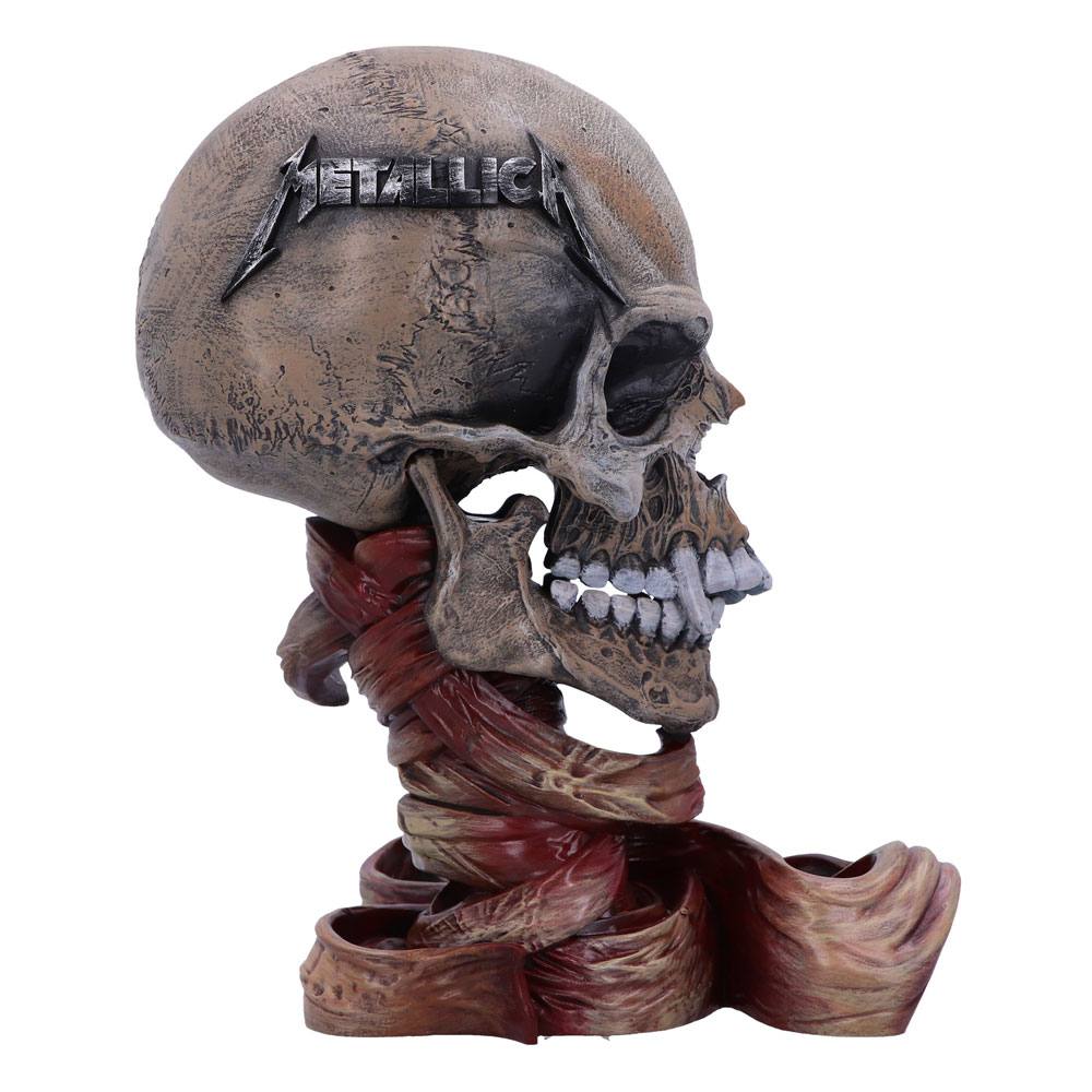 SU ORDINAZIONE Metallica Statue Pushead Skull 24 cm