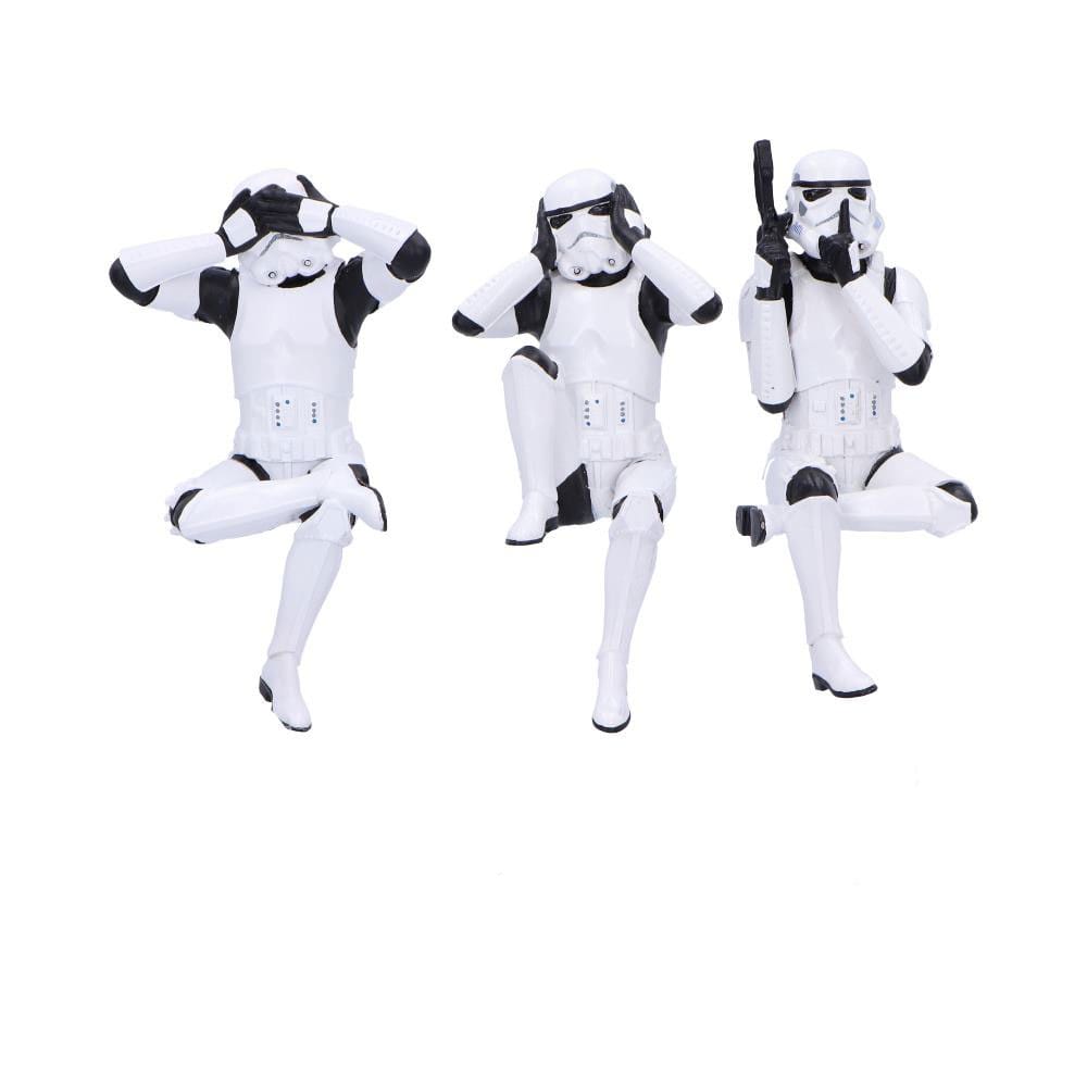 MADE TO ORDER Stormtrooper Figures Three Wise Sitting Stormtroopers 11 cm