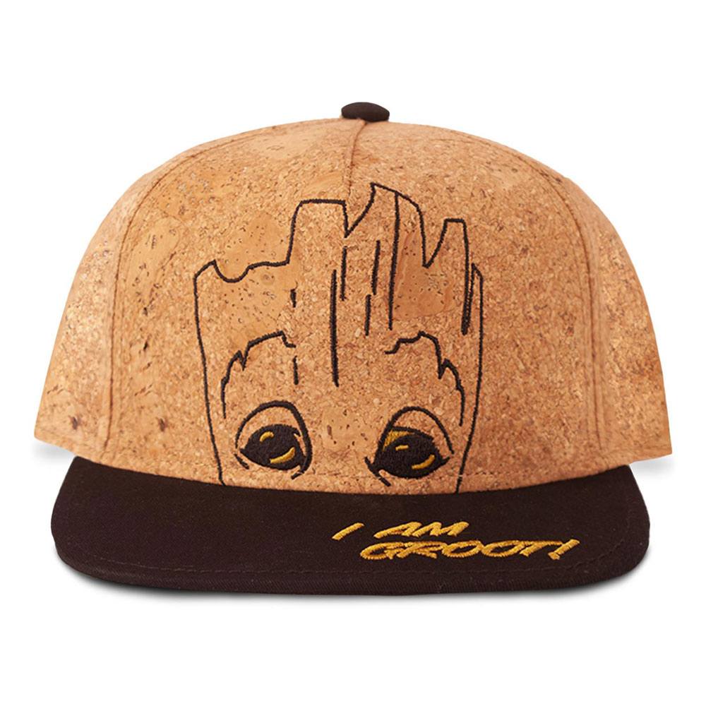 SU ORDINAZIONE Marvel Snapback Cap Cork Groot