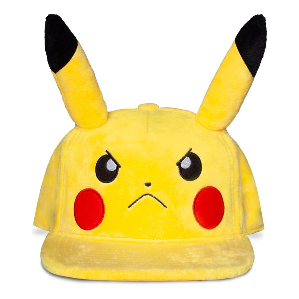 MADE TO ORDER Pokémon Snapback Cap Angry Pikachu