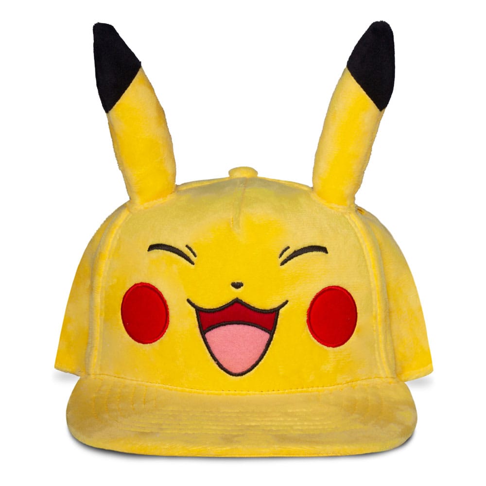 SU ORDINAZIONE Pokemon Snapback Cap Happy Pikachu