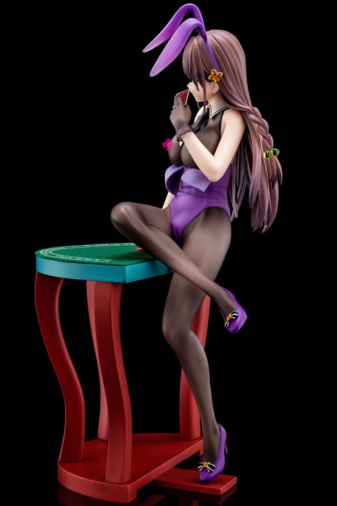 PREORDINE CHIUSO 03/2025 The Demon Sword Master of Excalibur Academy Statue 1/6 Elfine Phillet wearing flower's purple bunny costume with Nip Slip Gimmick System 17 cm (PREORDINE NON CANCELLABILE)