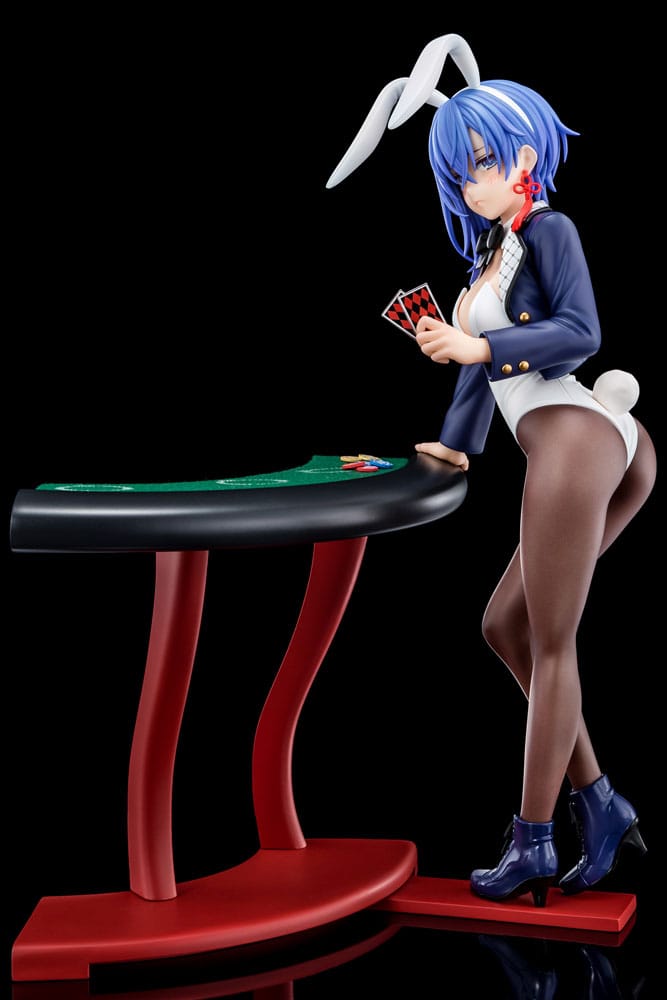 MADE TO ORDER The Demon Sword Master of Excalibur Academy Statue 1/6 Sakuya Sieglinde wearing lapis lazuli blue bunny costume with Nip Slip Gimmick System 25 cm