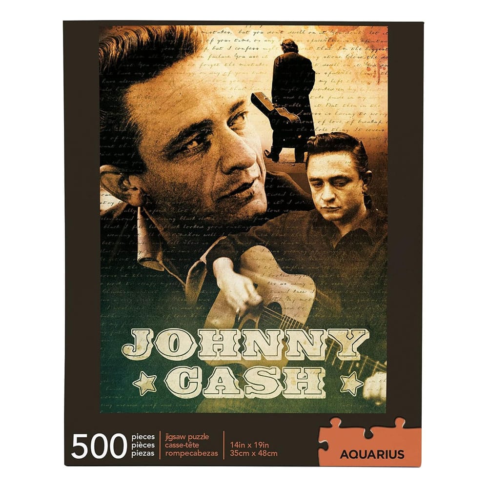 AUF BESTELLUNG HERGESTELLT: Johnny Cash: 500-teiliges Puzzle *SONDERPREIS*