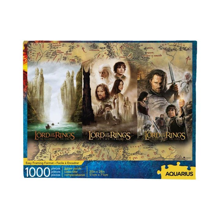 SU ORDINAZIONE Lord of the Rings Jigsaw Puzzle Triptych (1000 pieces)