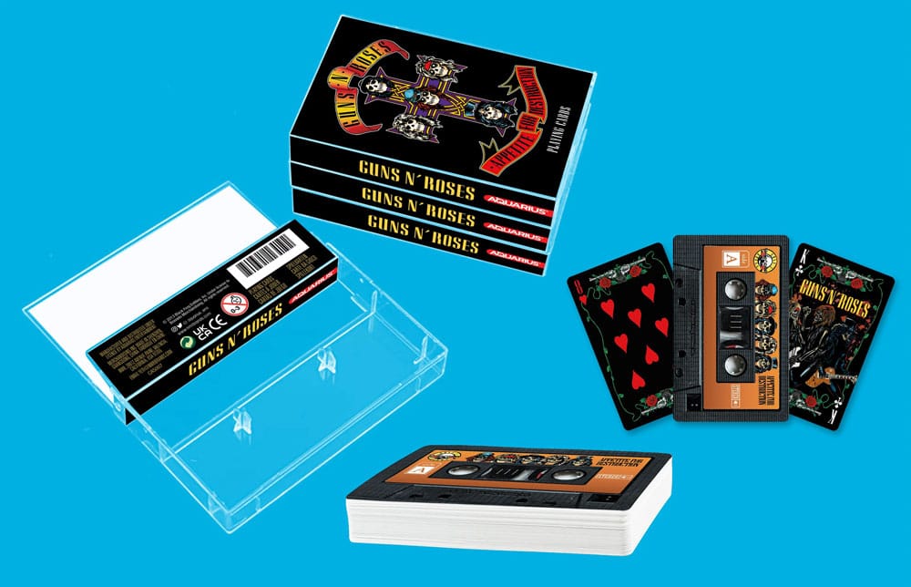 SU ORDINAZIONE Guns N' Roses Playing Cards Cassette (PDQ)
