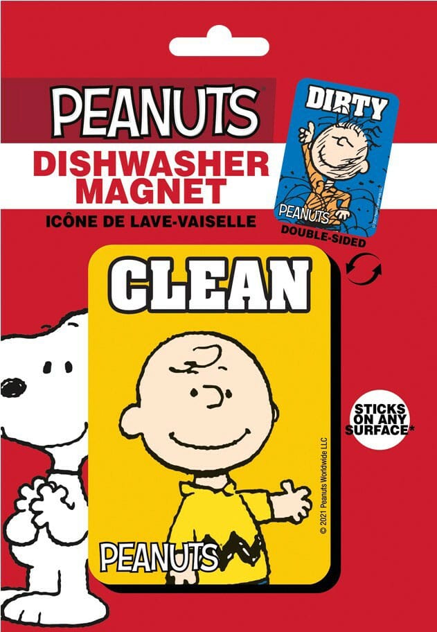 AUF BESTELLUNG HERGESTELLT Peanuts: Clean Dirty Dishwasher Magnet AUSVERKAUFT