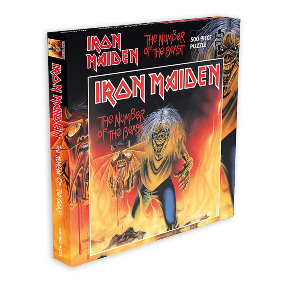 SU ORDINAZIONE Iron Maiden Rock Saws Jigsaw Puzzle The Number of the Beast Single (500 pieces)