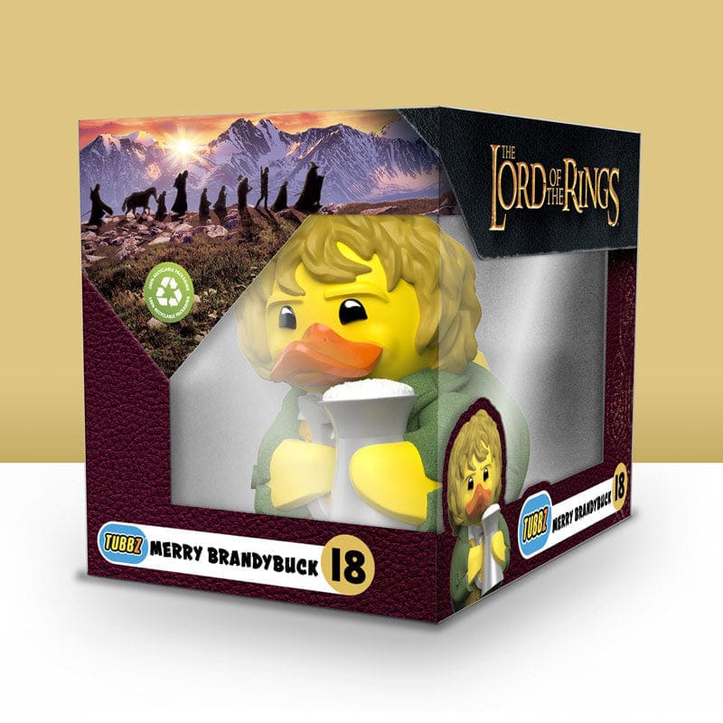🧪 LAB | SU ORDINAZIONE Lord of the Rings Tubbz PVC Figure Merry Boxed Edition 10 cm