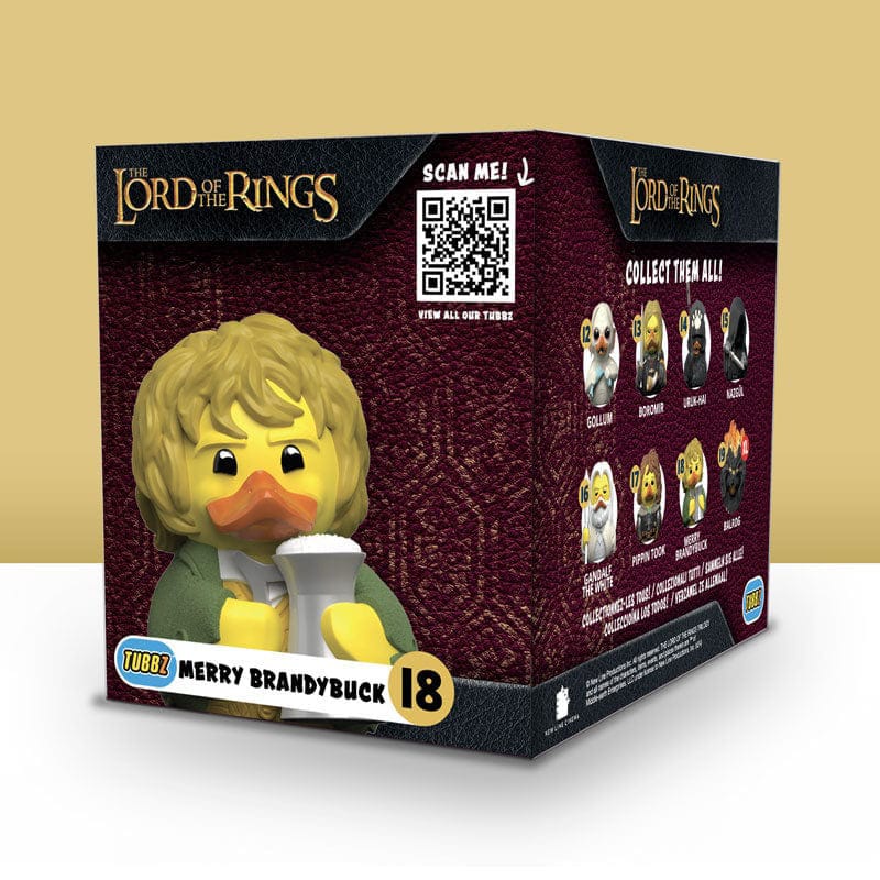 🧪 LAB | SU ORDINAZIONE Lord of the Rings Tubbz PVC Figure Merry Boxed Edition 10 cm