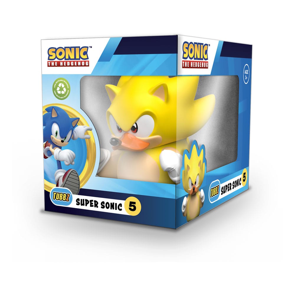 SU ORDINAZIONE Sonic - The Hedgehog Tubbz PVC Figure Super Sonic Boxed Edition 10 cm