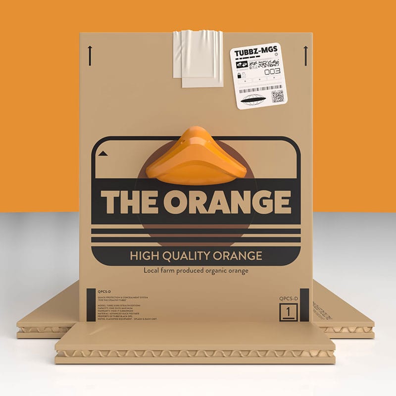 MADE TO ORDER Metal Gear Solid Tubbz PVC Figure The Orange Box Boxed Edition 10 cm