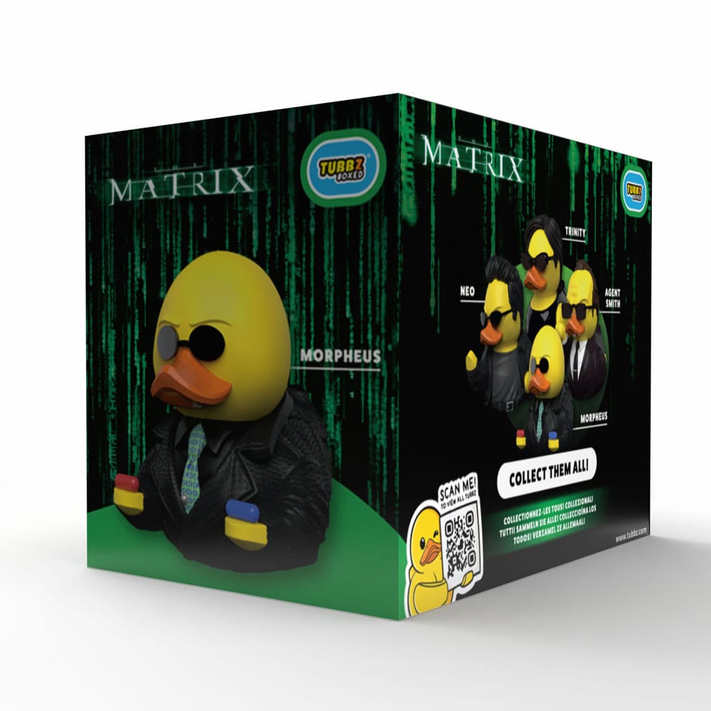🧪 LAB | SU ORDINAZIONE Matrix Tubbz PVC Figure Morpheus Boxed Edition 10 cm