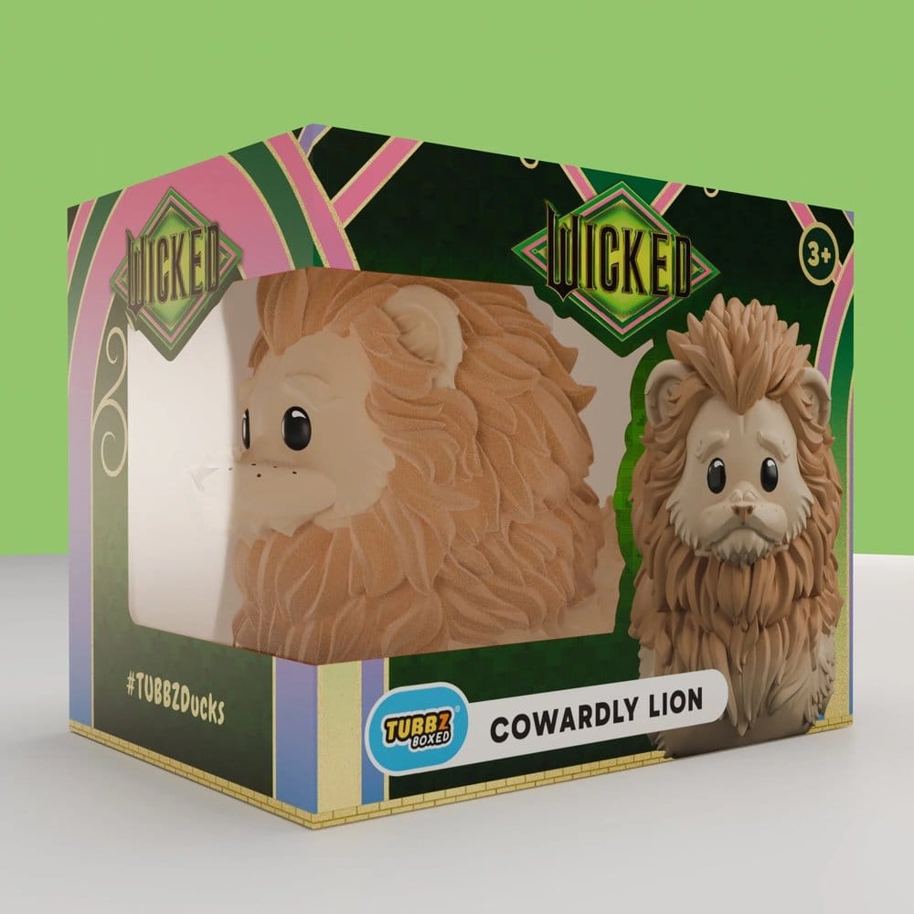 🧪 LAB | SU ORDINAZIONE Wicked Tubbz PVC Figure Cowardly Lion Boxed Edition 10 cm