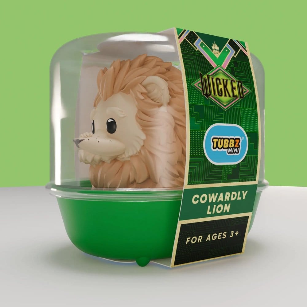 🧪 LAB | SU ORDINAZIONE Wicked Tubbz Mini PVC Figure Cowardly Lion 5 cm