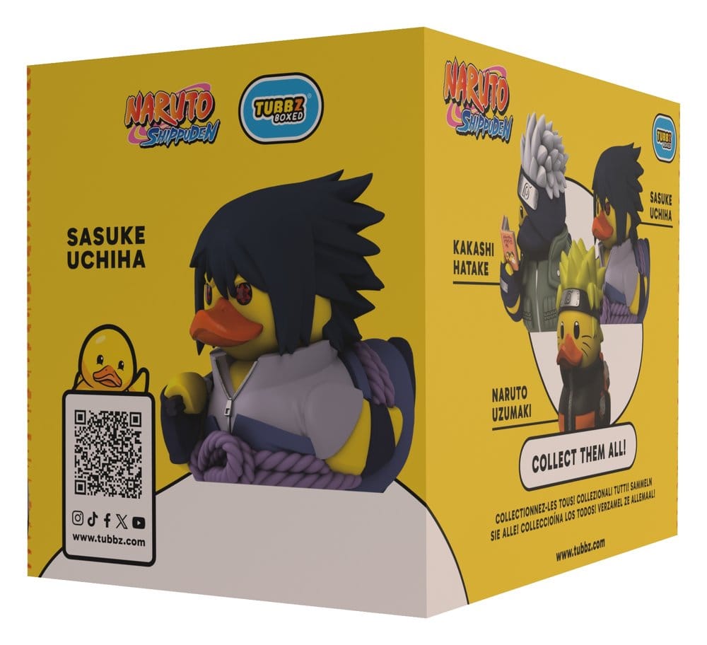 🧪 LAB | SU ORDINAZIONE Naruto Shippuden Tubbz PVC Figure Sasuke Uchiha Boxed Edition 10 cm