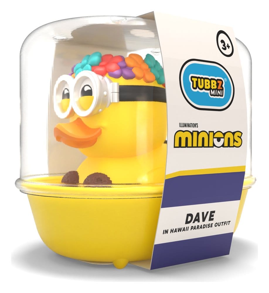 🧪 LAB | PREORDINE+ 01/2027 Minions Tubbz Mini PVC Figure Dave Hawaii Paradise 5 cm