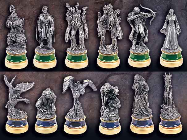 SU ORDINAZIONE Lord of the Rings Chess Pieces The Two Towers Character Package
