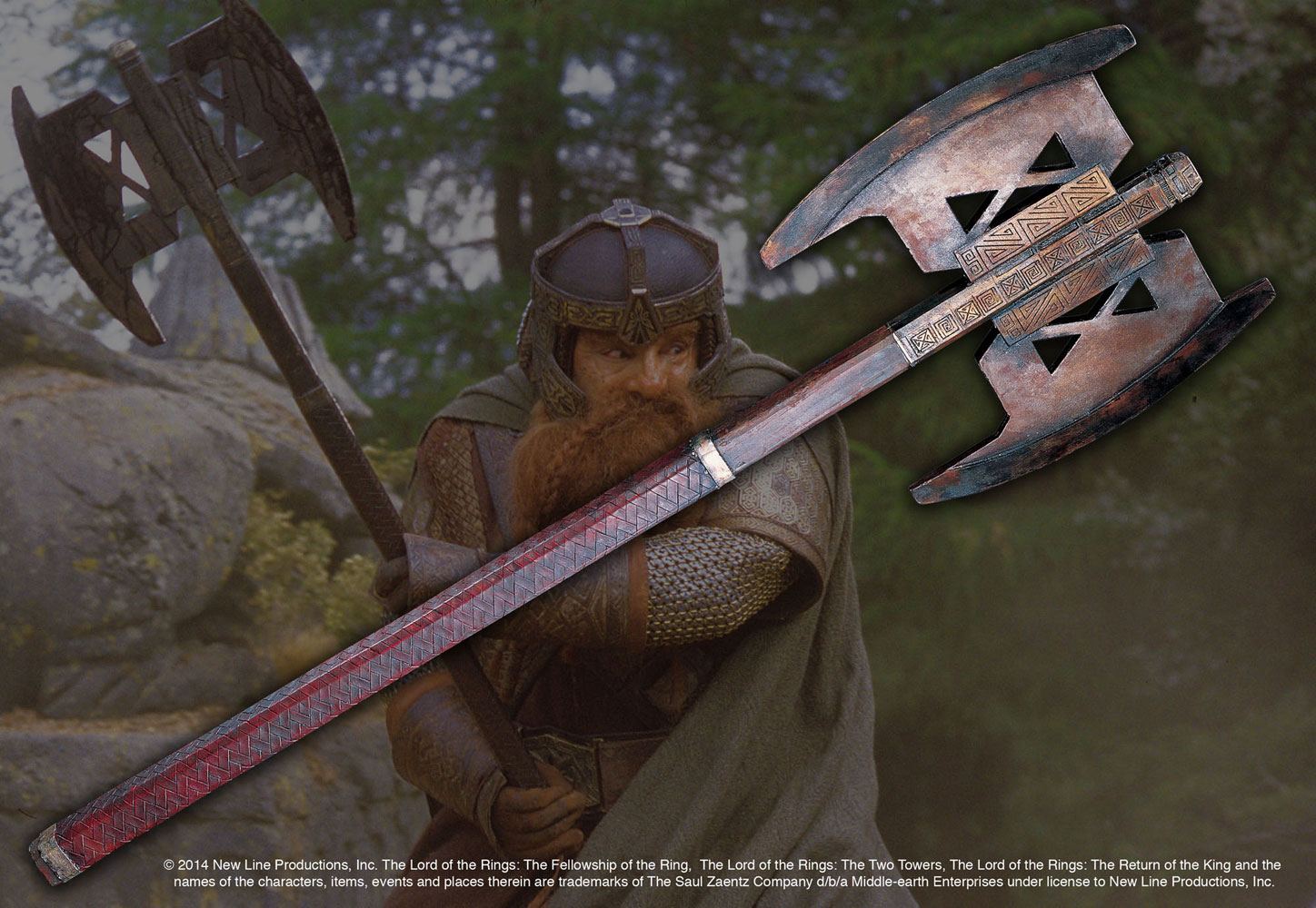 SU ORDINAZIONE Lord of the Rings Replica 1/1 The Gimli Axe