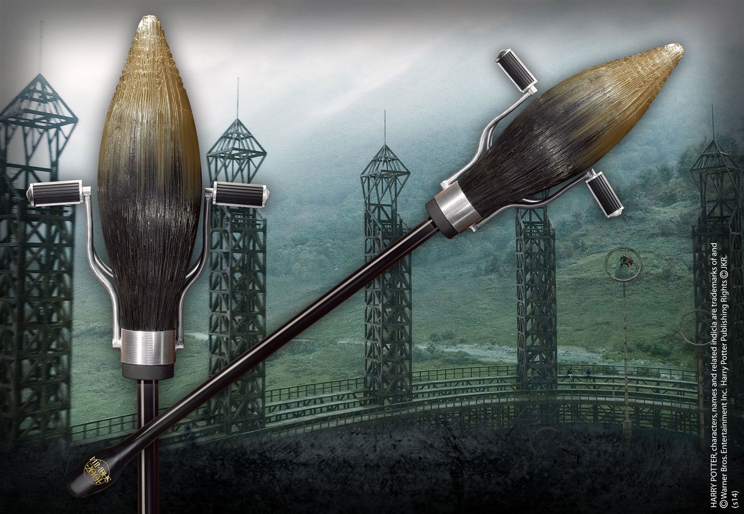 AUF BESTELLUNG gefertigte Harry Potter Replik 1/1 Nimbus 2001 Besen