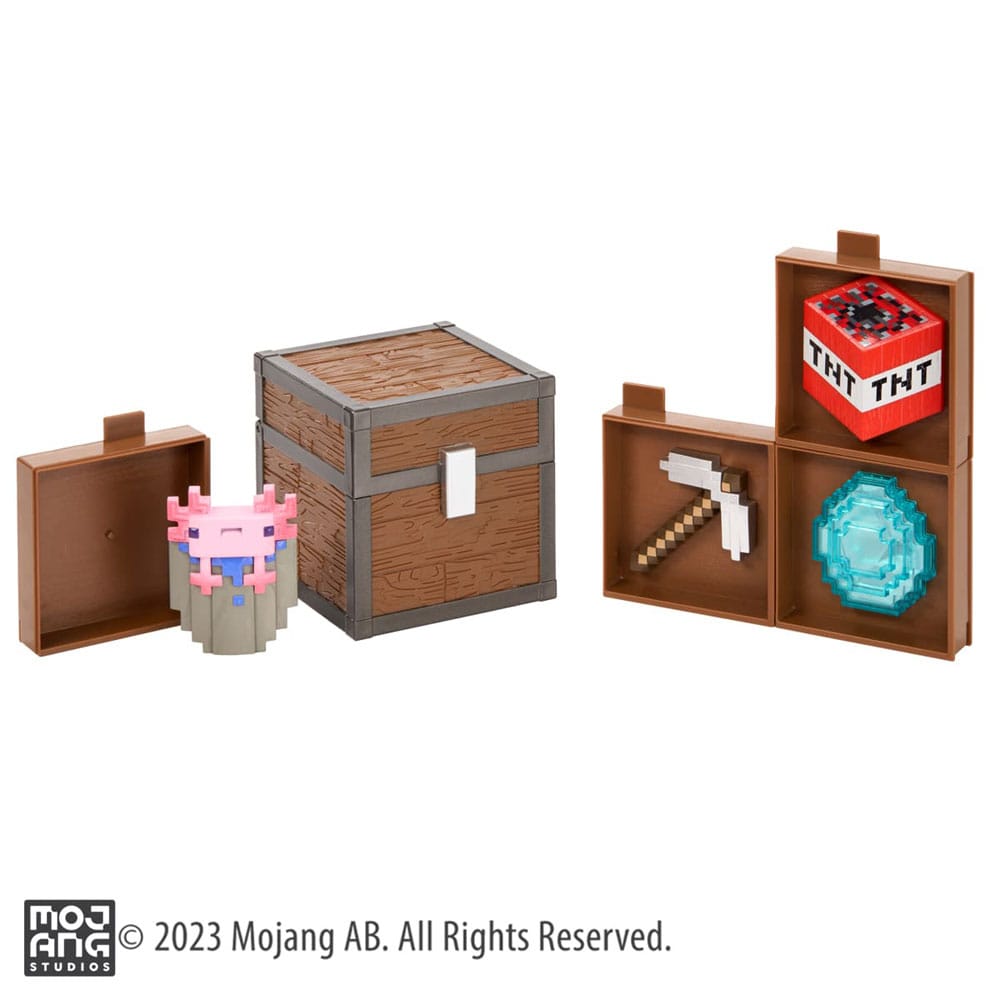 SU ORDINAZIONE Minecraft Loot Chest Caves 10 cm