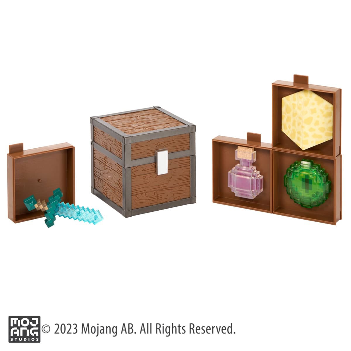 SU ORDINAZIONE Minecraft Loot Chest The End 10 cm